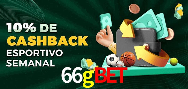 10% de bônus de cashback na 66gbet